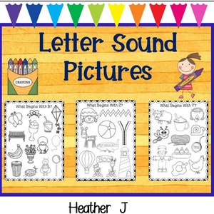 Phonics / Letters / Letter Sounds / Coloring / Matching / Alphabet