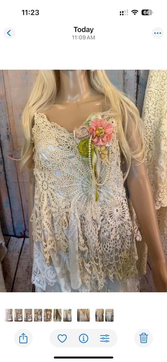 chic, prom, dresses, boho, jewelry, wedding removable corsage. Short & Sassy, lace, doily shabby chic boho hippie