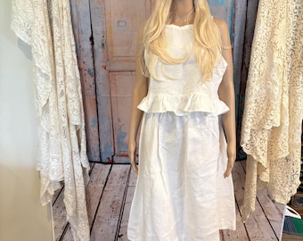 linen crop top