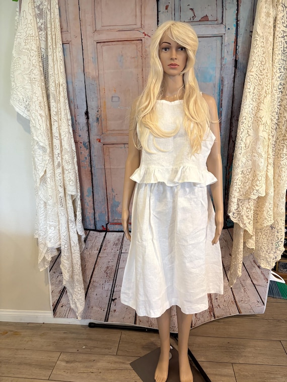 linen crop top