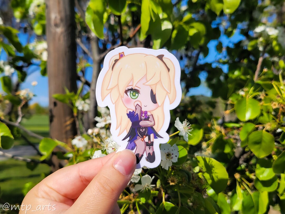 Chibi Fischl Sticker | Cute Sticker | Kawaii Sticker | Laptop Sticker ...