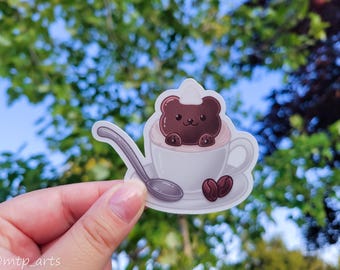 Coffee Bear Sticker