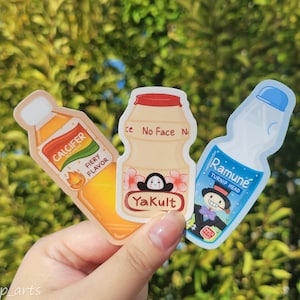 Ghibli-Themed Japanese Drinks Stickers