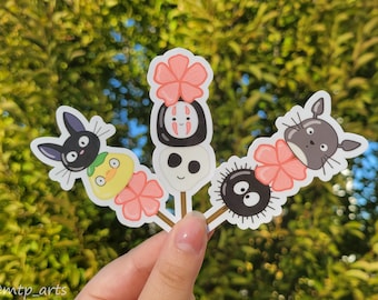 Pegatinas de Dango con temática de Ghibli