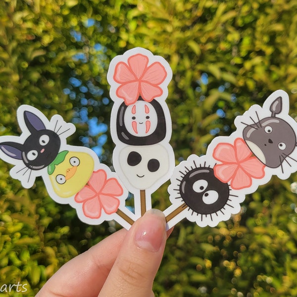 Ghibli-Themed Dango Stickers