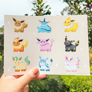 Chonky Eeveelutions Art Print