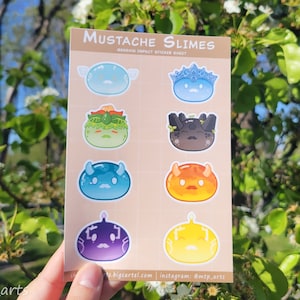 Genshin snorslijm stickervel