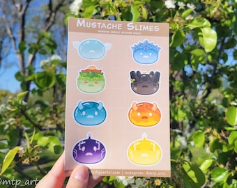 Genshin snorslijm stickervel
