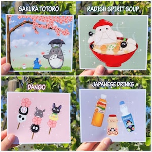 Ghibli-Themed Art Prints (Single/Set)