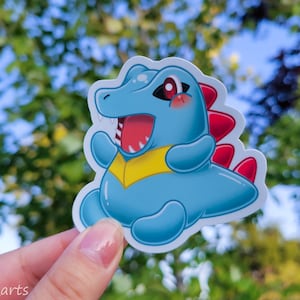 Chonky Totodile Sticker