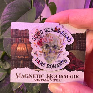 Good Girls Read Dark Romance Magnetic Bookmark | Bookmark | Reader | Bookish | Booktok | Book Accessory | Gifts for Readers