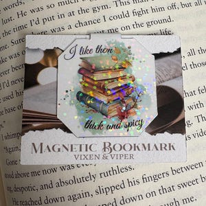 Thick and Spicy Magnetic Bookmark | Bookmark | Reader | Bookish | Booktok | Book Accessory | Gifts for Readers