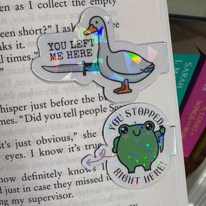 You Left Me Here Magnetic Bookmark | Bookmark | Reader | Bookish | Booktok | Book Accessory | Gifts for Readers