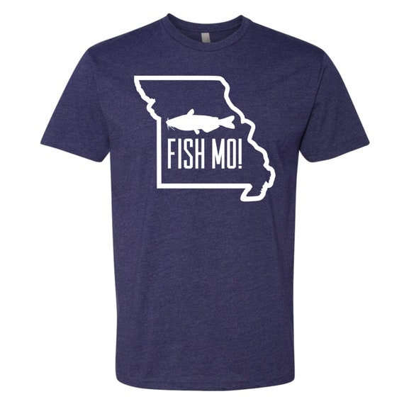 Fishmo Catfish Fishing Shirt / Fish More Missouri / Cathfish Shirt / Unisex  Fishing Shirt / Fly Line Gear 