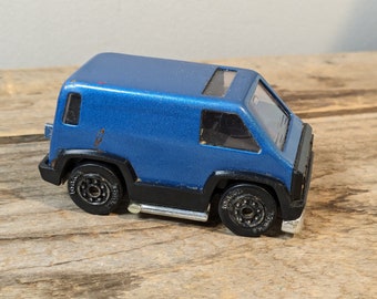 Vintage Tonka 1970 die Cast Blue Van, Hintertür gearbeitet Made in Japan