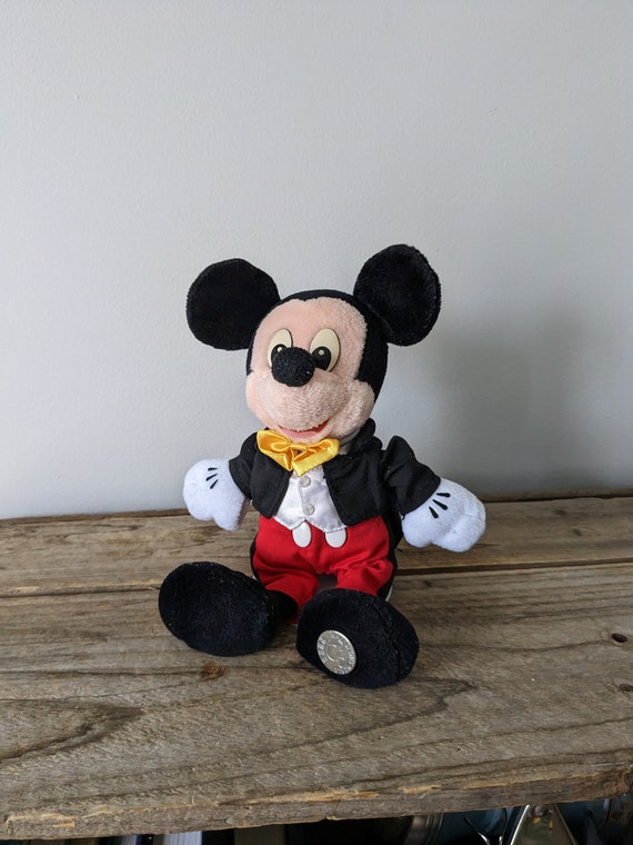 Vintage 2000 Walt Disney Park Costume Mickey Mouse Millennium Bean