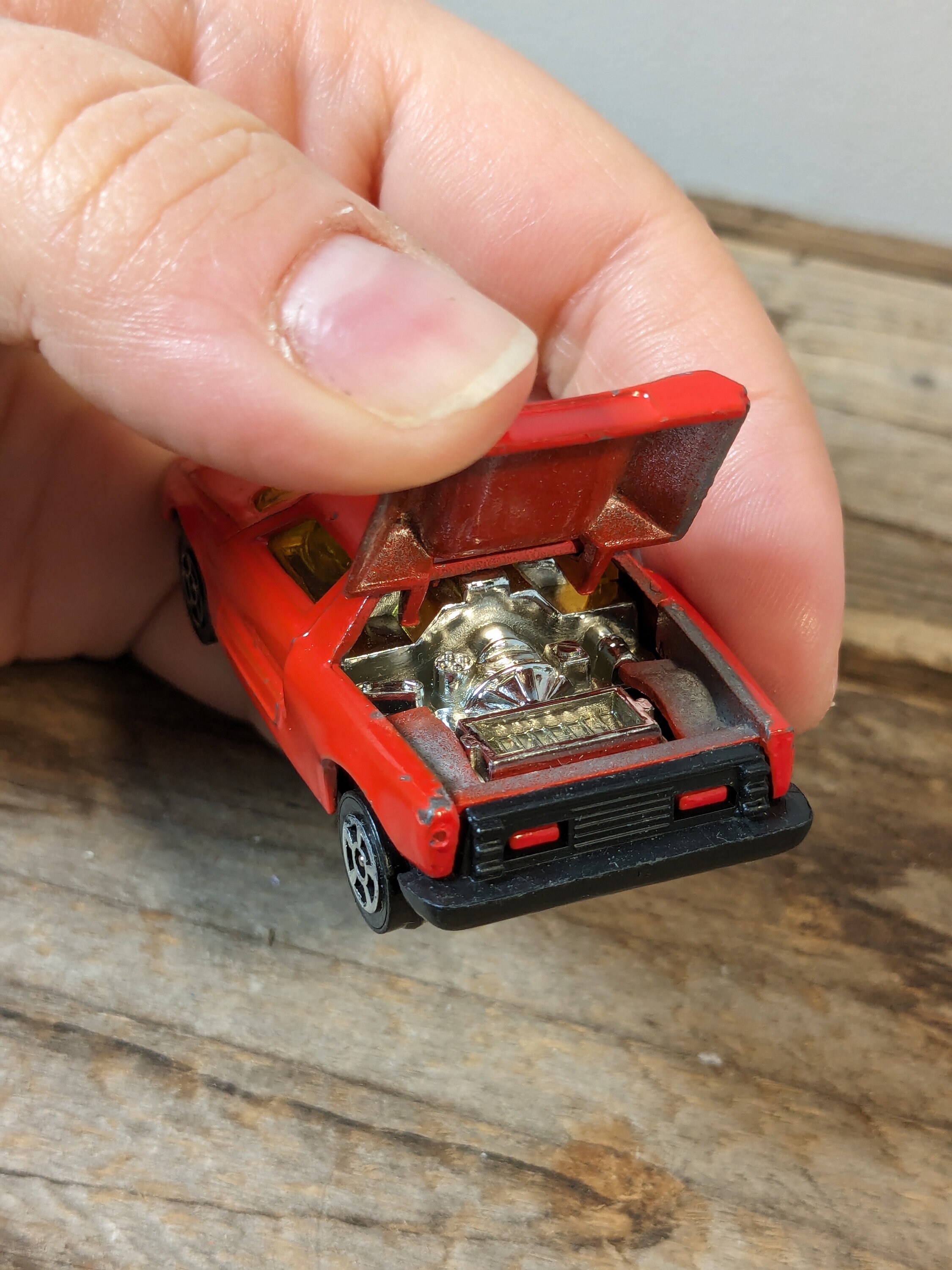 1970's Vintage Corgi Juniors Diecast Red Mercedes CIII Sports Car