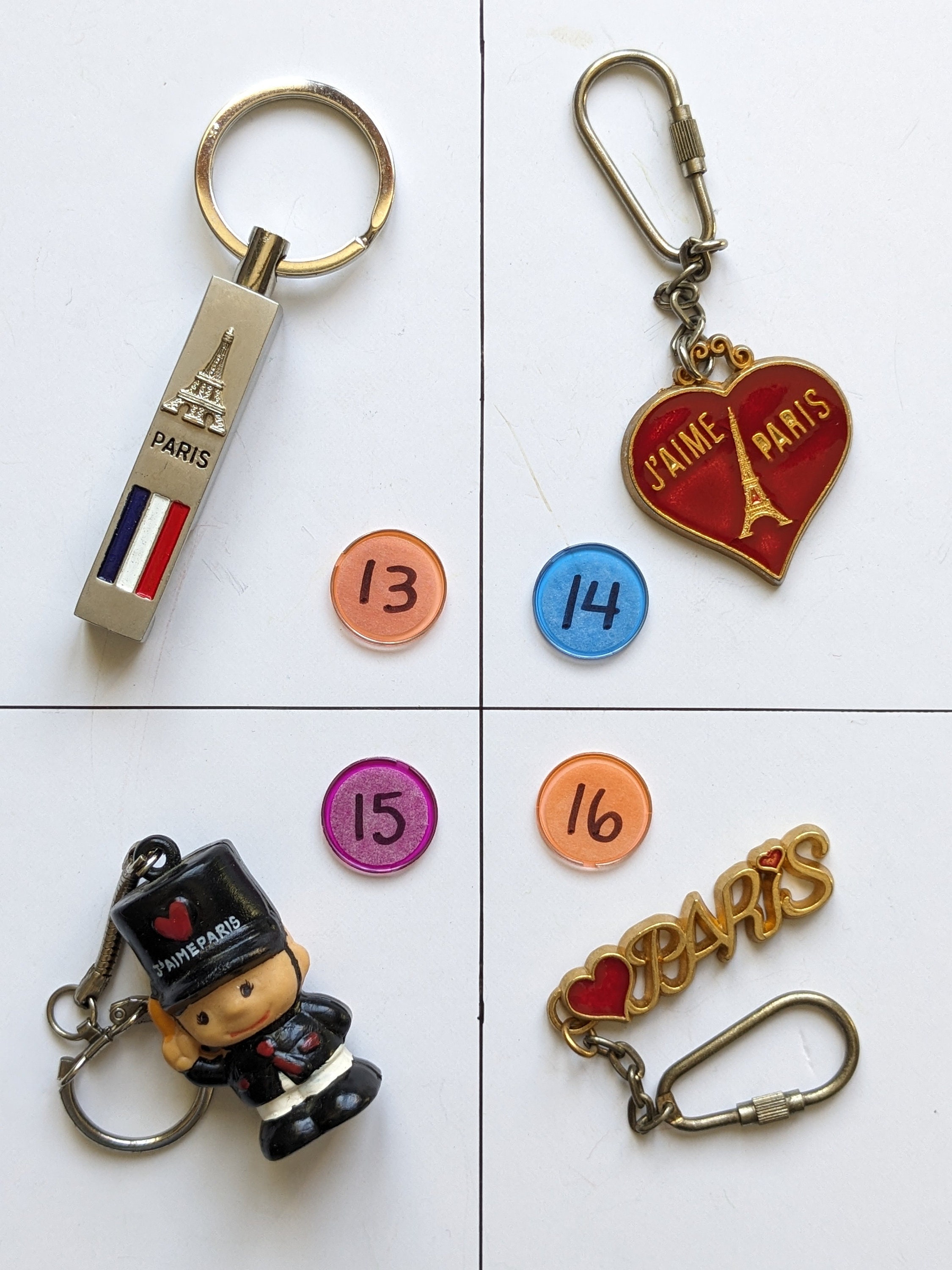 AROUND THE WORLD Part#4 Keychain Galore, Vintage 70's to