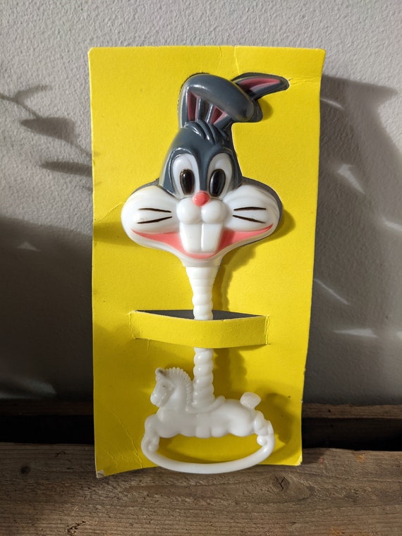  Bobtail Bunny Rattle 廃盤 レア Vintage 1975 Bugs Bunny Baby Rattle, Warner Bros. LOONEY TUNES - Etsy