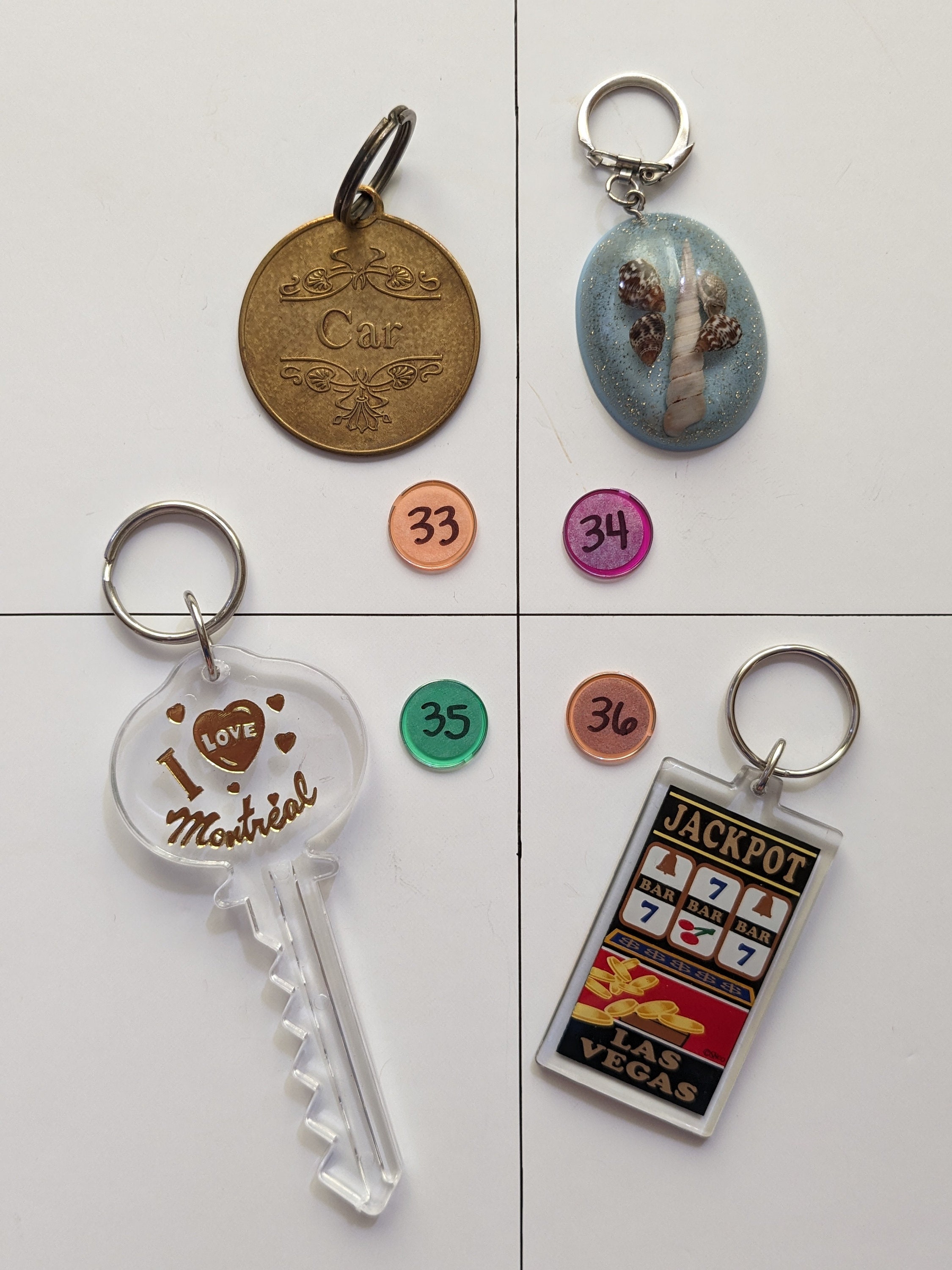 AROUND THE WORLD Part#2 Keychain Galore, Vintage 70's to 90's