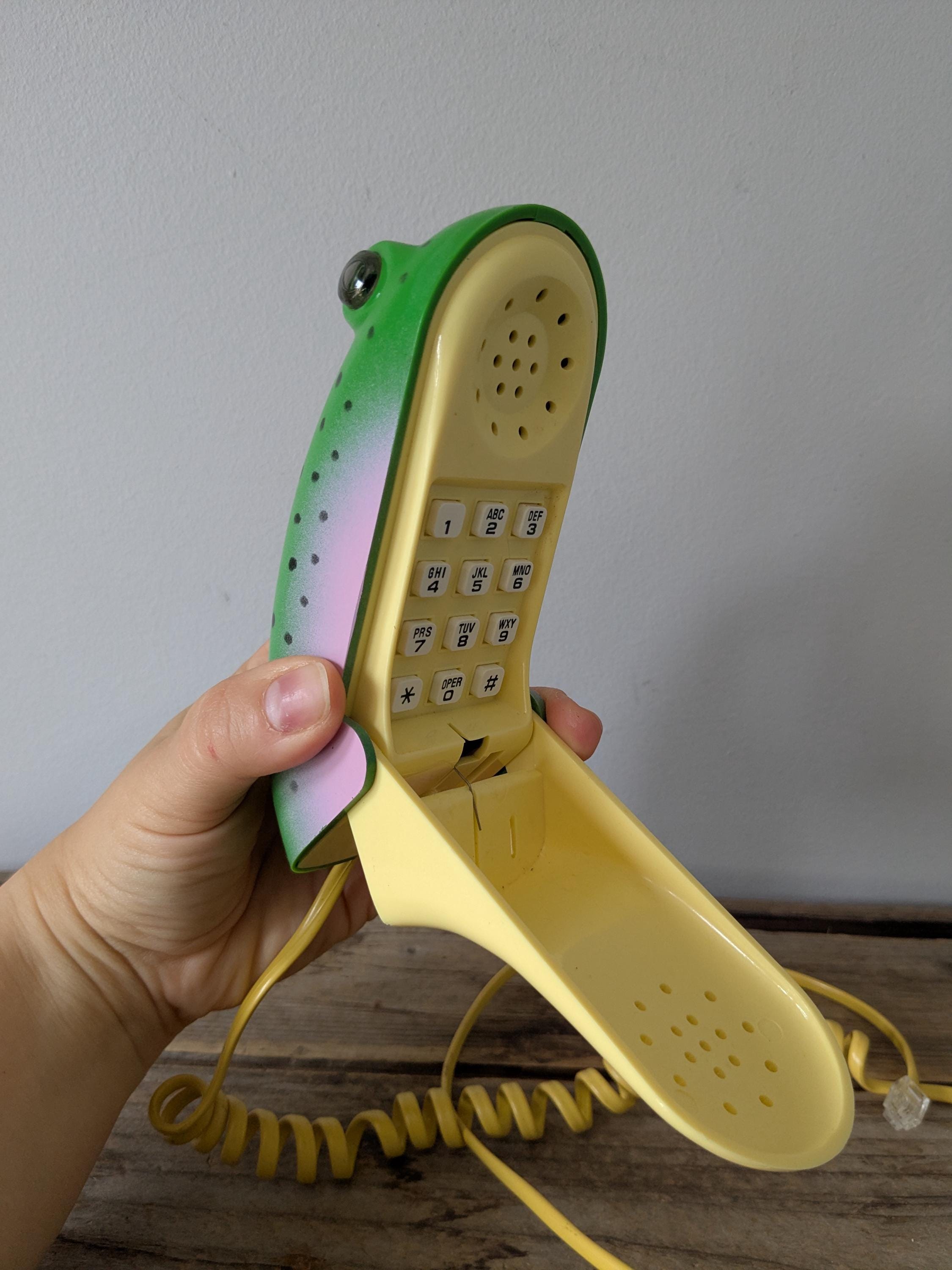 FROG PHONE フロッグフォン 珍品 1980年代 レトロ 1980s Frog Flip