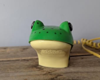 RARE** 80s Crusader Frog Flip-phone, Novelty Phones, TESTED