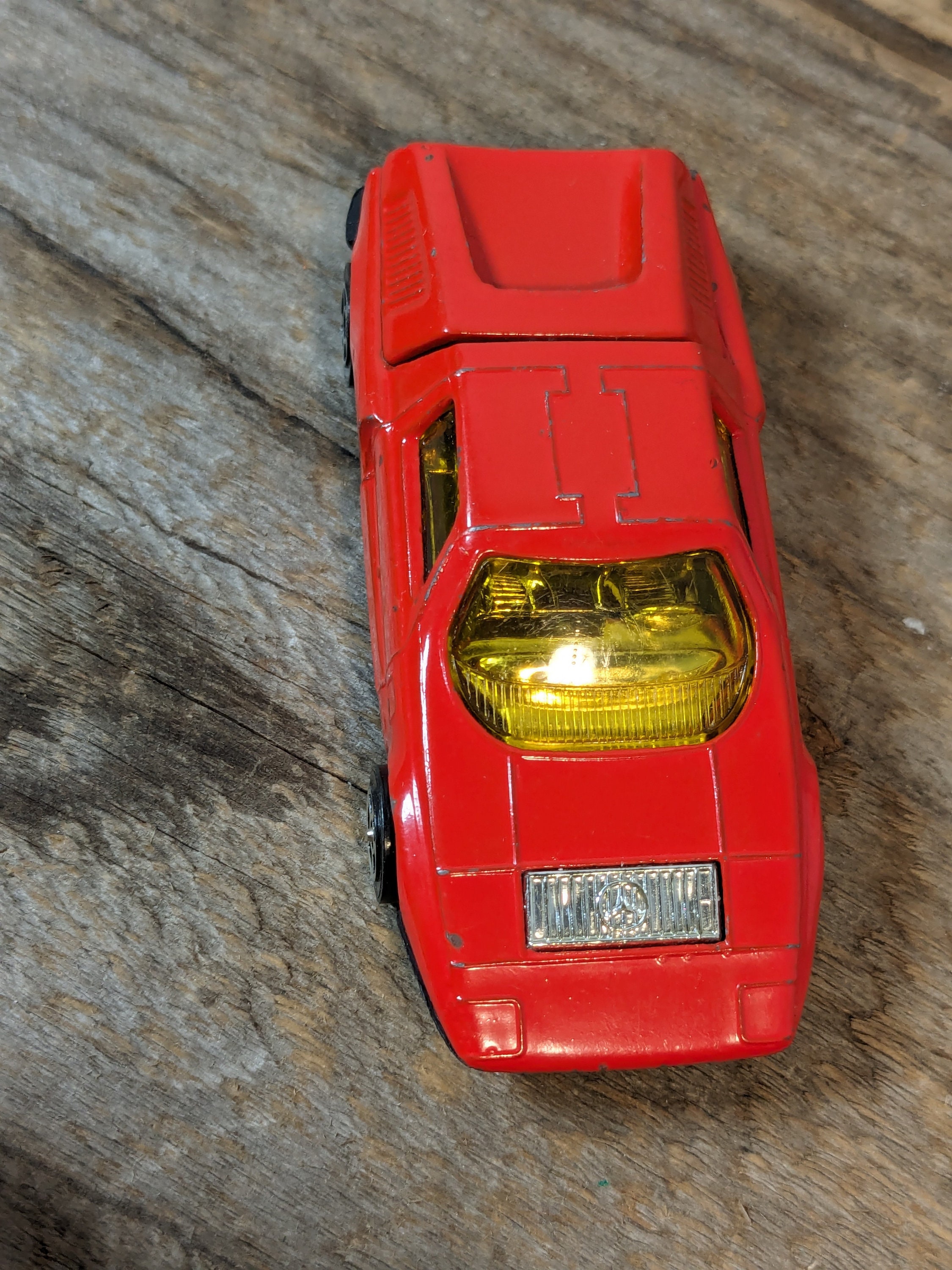 1970's Vintage Corgi Juniors Diecast Red Mercedes CIII Sports Car