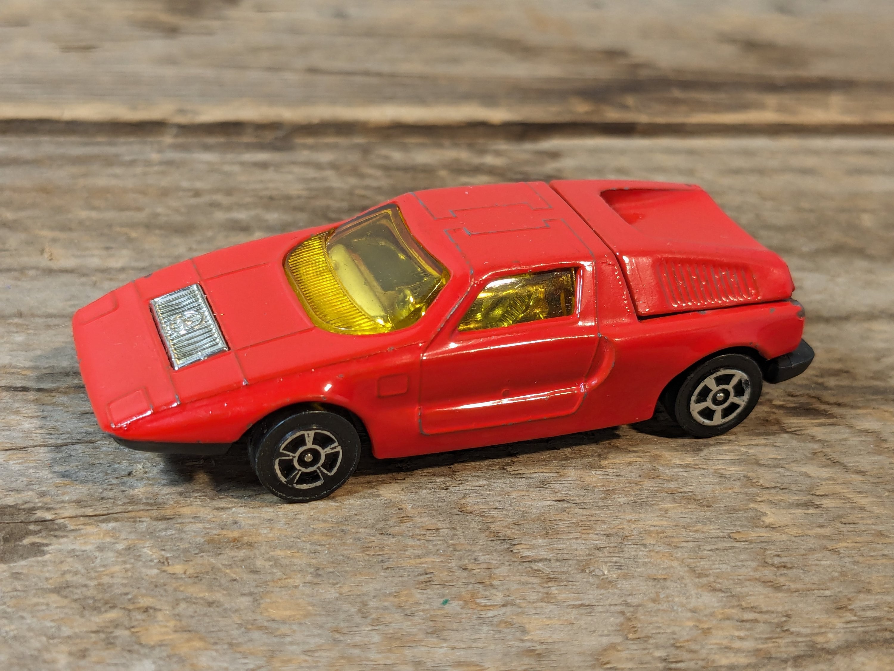 1970's Vintage Corgi Juniors Diecast Red Mercedes CIII Sports Car