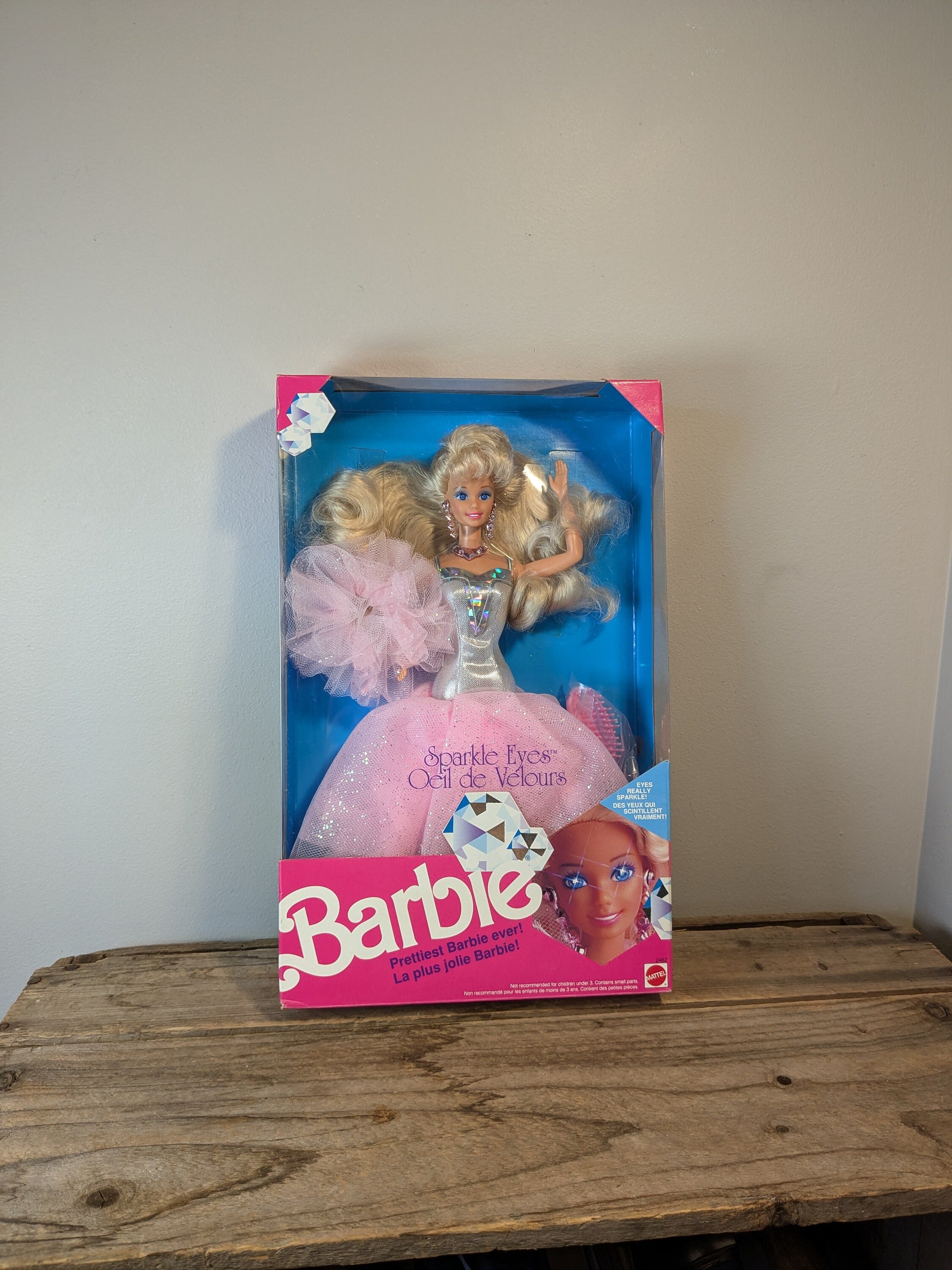 ばーびー Barbie バービー バービー人形 2482 1991 Sparkle Eyes