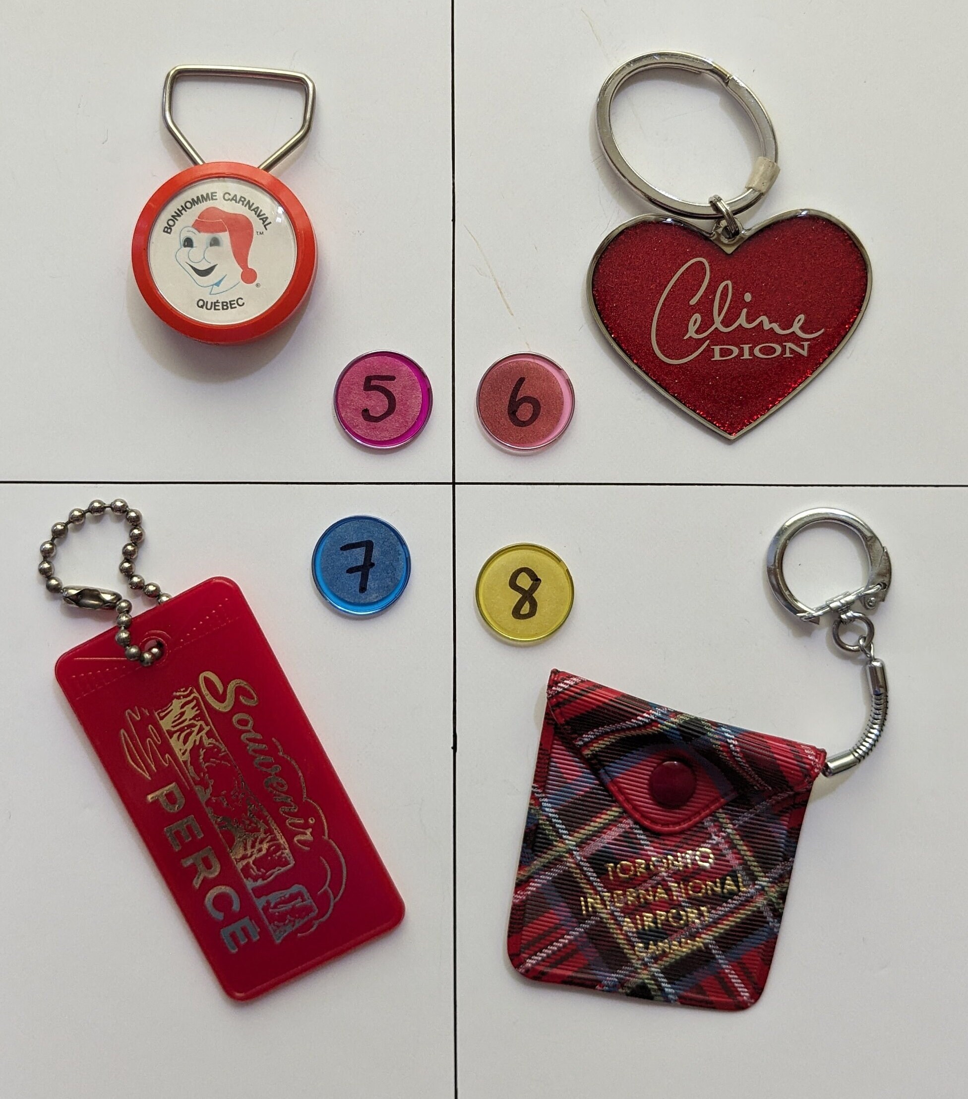 AROUND THE WORLD Part#2 Keychain Galore, Vintage 70's to 90's