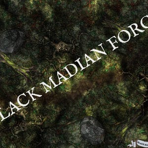 Dark Forest Path VTT Battle Map 4K, DnD Battle Map, D&D, Battlemap, Dungeons and Dragons, 5e, Roll20, Fantasy Grounds, Foundry, Digital Map