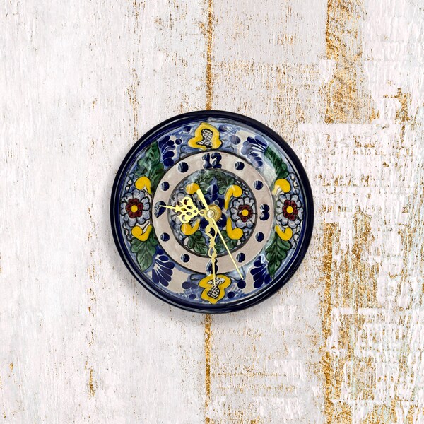 Colorful Talavera MINI Clock 6IN