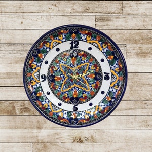Colorful Talavera Clocks 1 - 30cm Diameter (11.8&quot;)