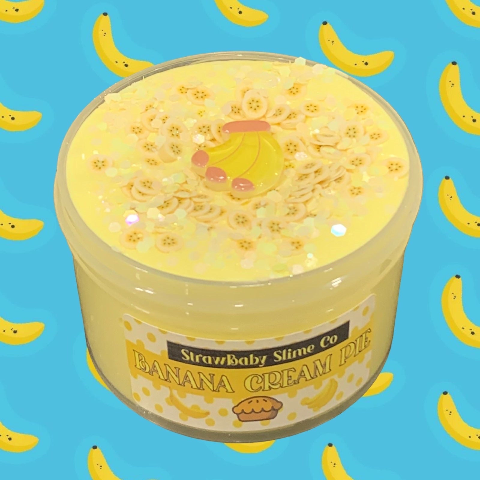 Banana cream pie slime