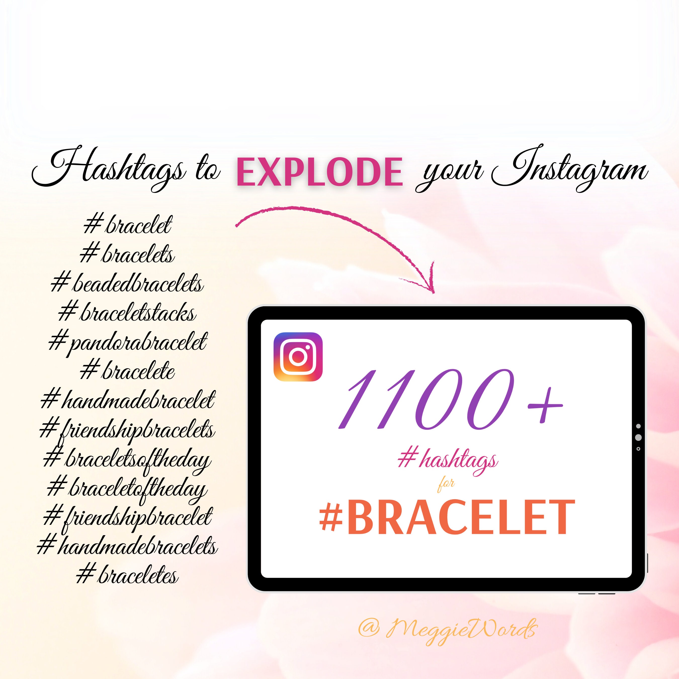 Hashtag Bracelets