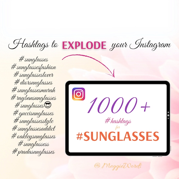 Instagram Sunglasses Etsy