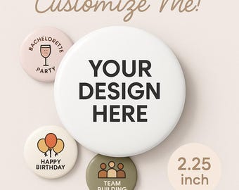 Custom Button Pins: Personalized Designs for Events & Teams