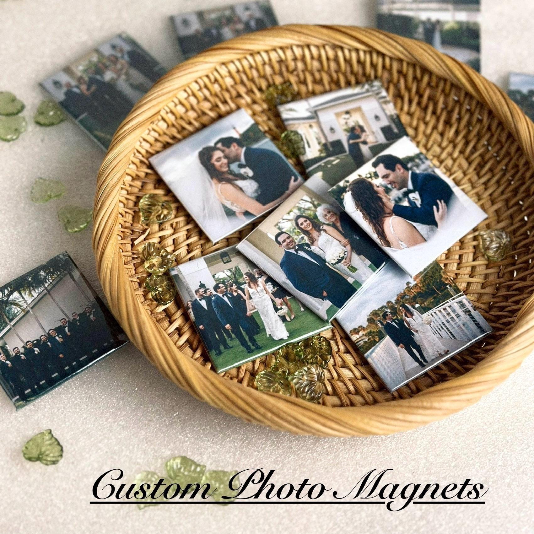 Custom Photo Magnets: Square or Round Fridge Decor