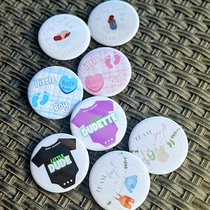 Custom Button Pins 2.25in or 3.5in: Personalized Designs for Events ...