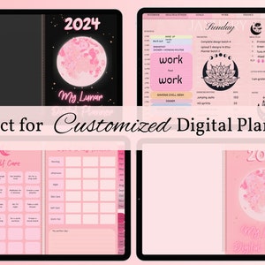 Fully Customizable Digital Planner, Customized Digital Planner for iPad goodnotes Samsung tablet - digital planner made to your taste