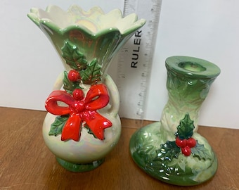 Christmas vase and candle holder Ensco