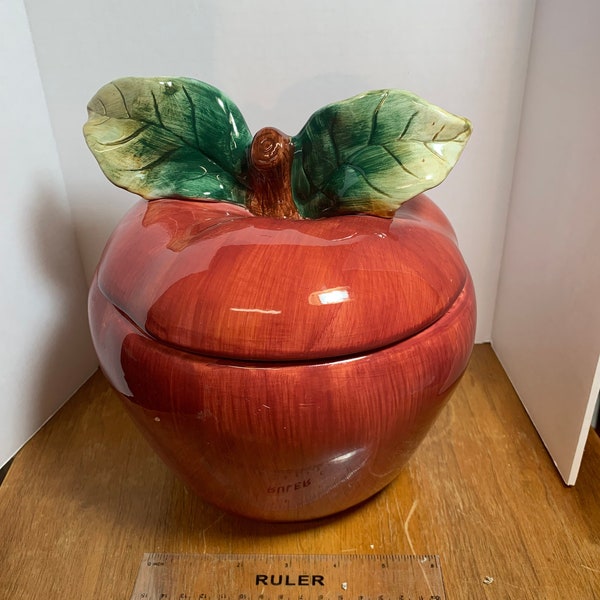 Sakura vintage and rare hand painted Giant Apple