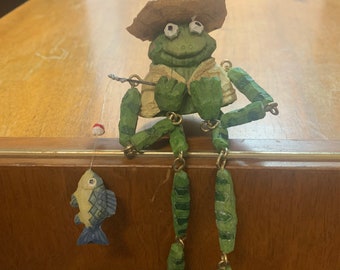 Fishing Frog Vintage