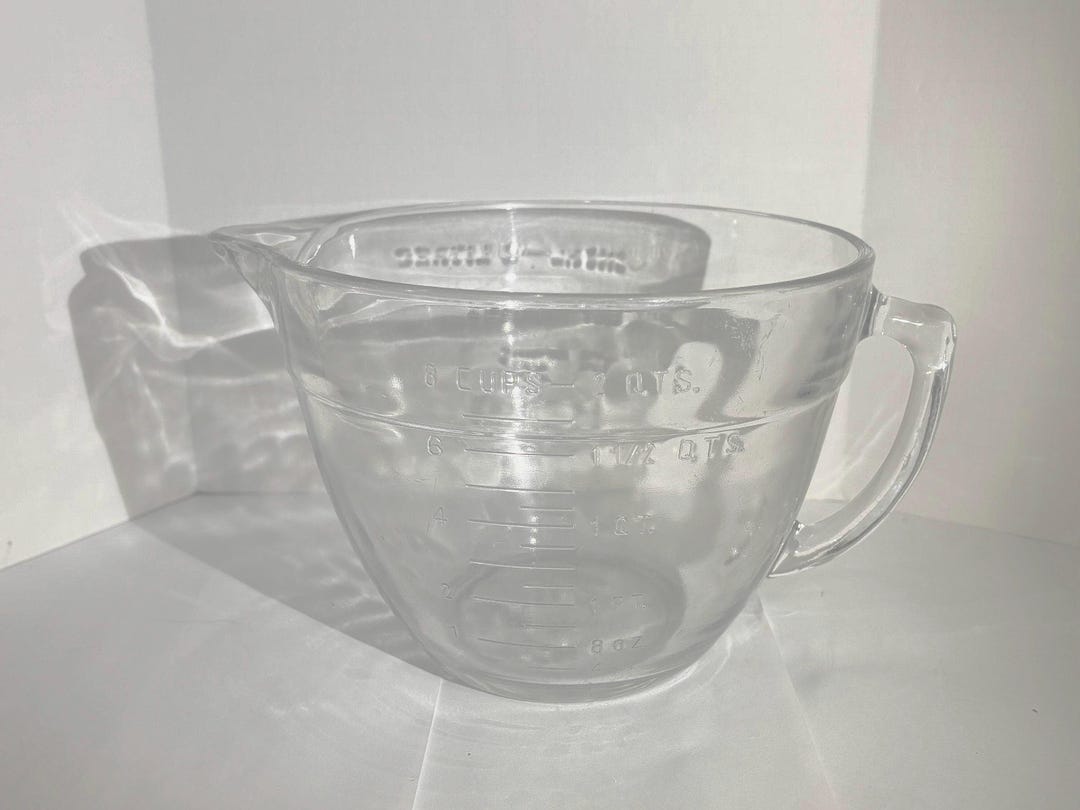 Bol Mélangeur Mesureur Pampered Chef 2 Quarts - Verre Transparent Sans Couvercle
