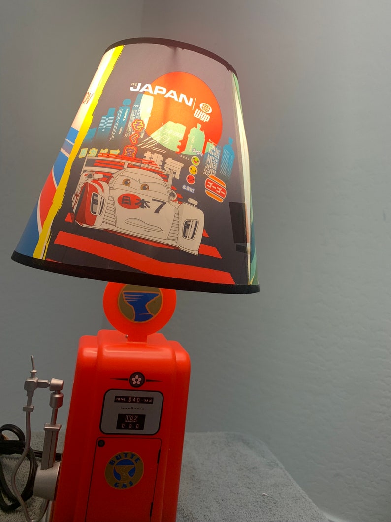 Disney Cars Bedside Lamp Etsy