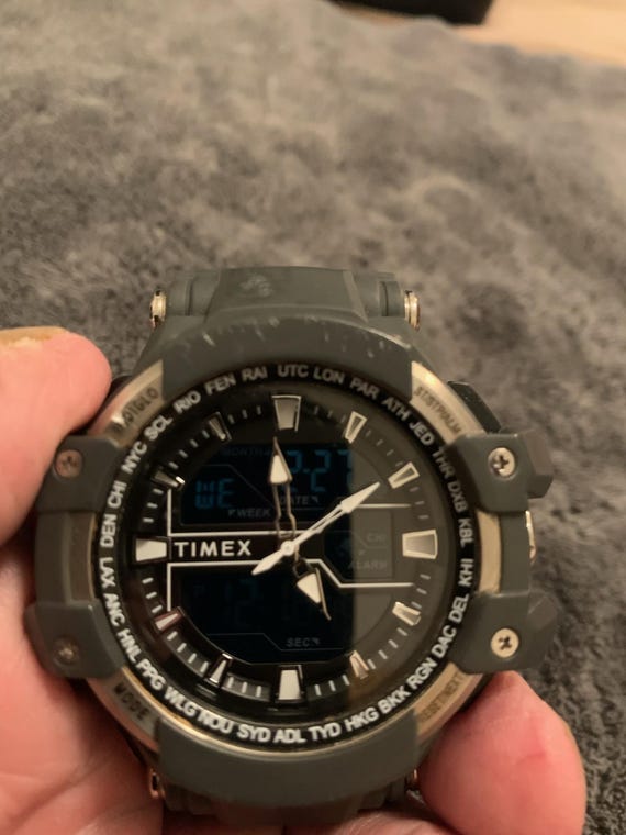 Men's Timex Dual Time Analog-Digital Watch