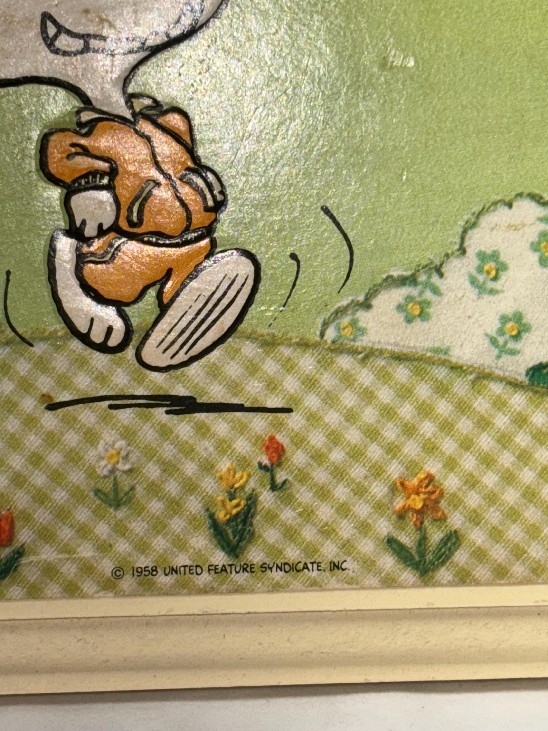 Vintage 1960s Snoopy Wall Plaque: Peanuts Collectible Art - Etsy