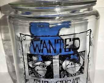 アメリカ製のビンテージ セラミック バレル クッキー ジャー。オーブン