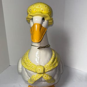 Vintage Ceramic Mother Goose cookie jar