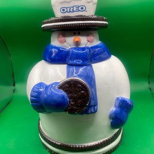Pot à biscuits Bonhomme de neige Oreo